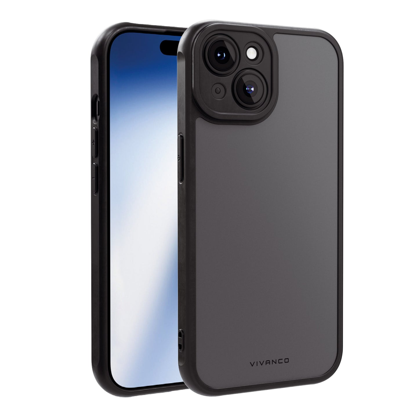 IPHONE 15 FROSTED CASE INTEGRATED CAMERA PROTECTION