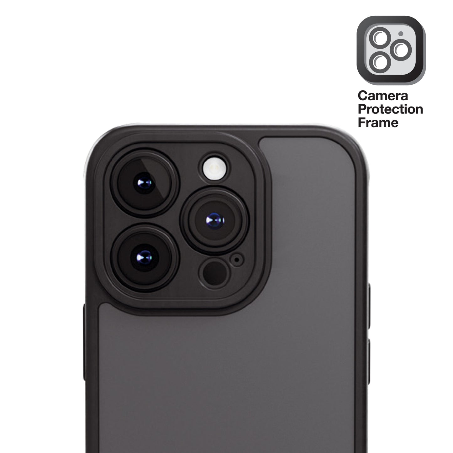 IPHONE 15 PRO FROSTED CASE INTEGRATED CAMERA PROTECTION