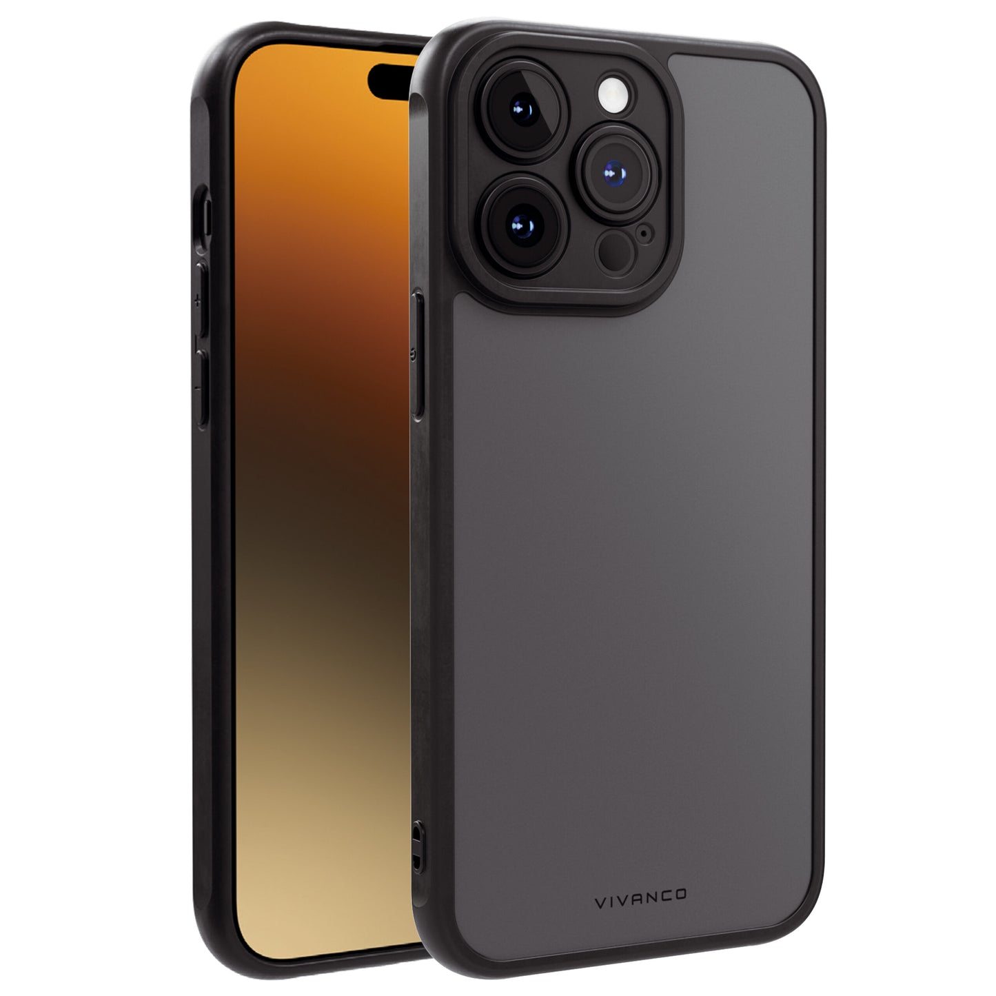IPHONE 15 PRO MAX FROSTED CASE INTEGRATED CAMERA PROTECTION