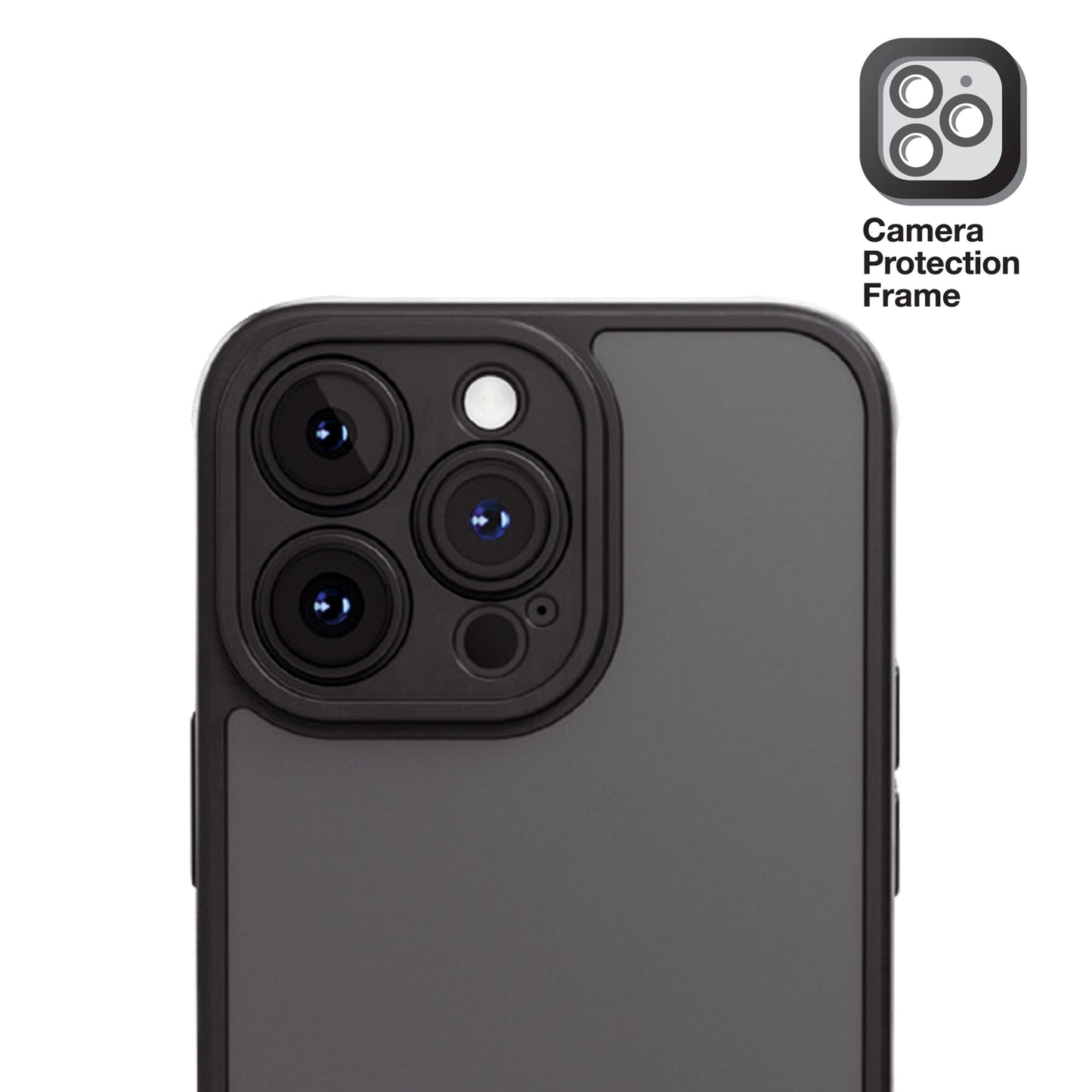 IPHONE 15 PRO MAX FROSTED CASE INTEGRATED CAMERA PROTECTION