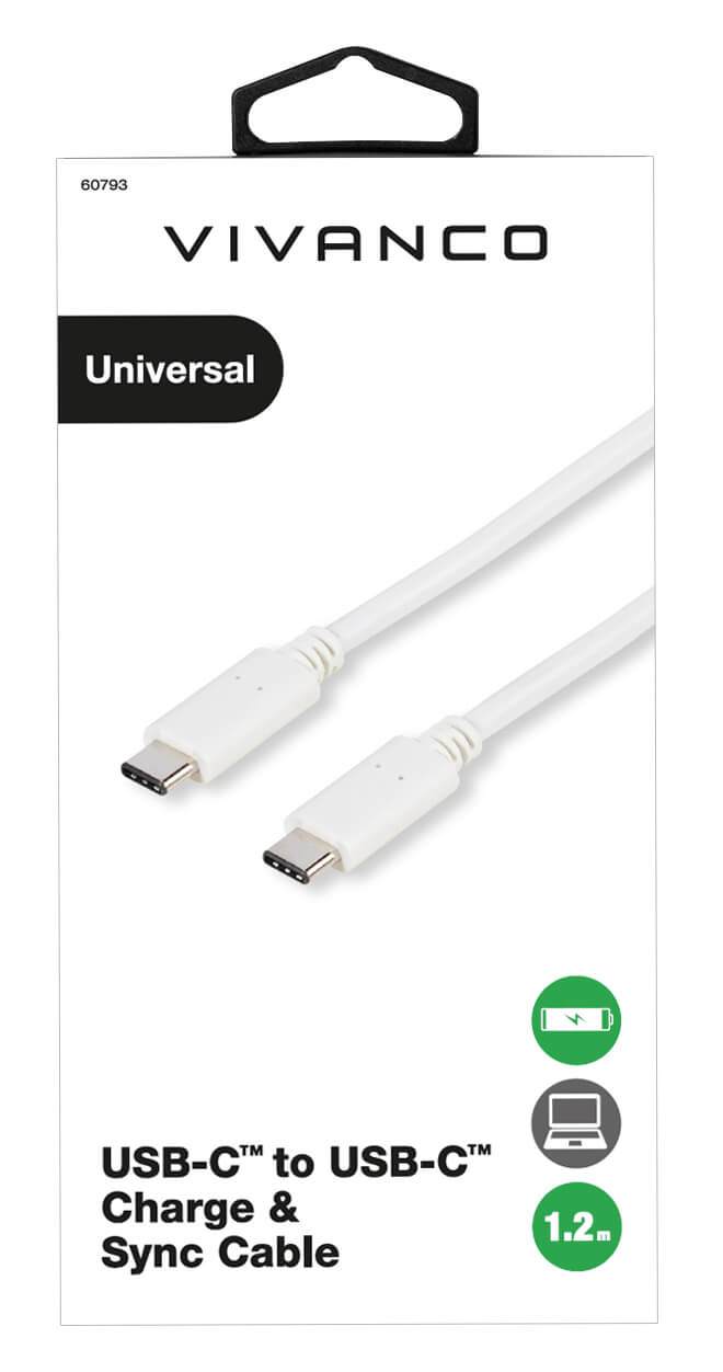 USB Type-C™ connection, 1,2m